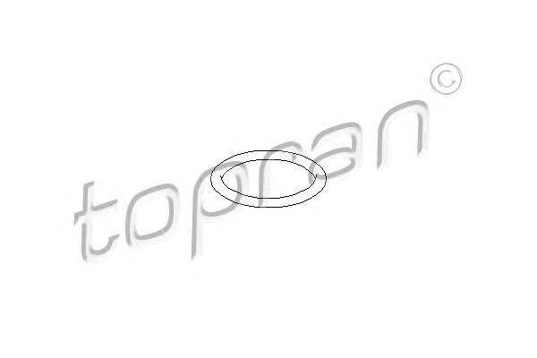 Прокладка кришки масл.фільтра (TOPRAN) - фото 