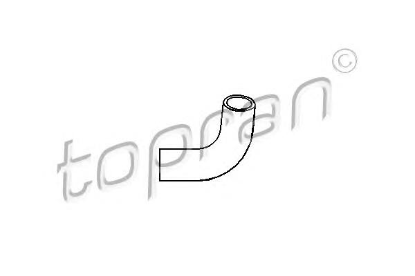 Трубка вентиляції картера (ви-во TOPRAN) 206 038 - фото 