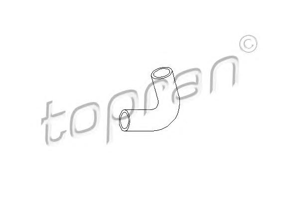 Трубка вентиляції картера (ви-во TOPRAN) 206 556 - фото 