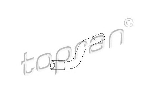 Трубка вентиляції картера (TOPRAN) 206 558 - фото 
