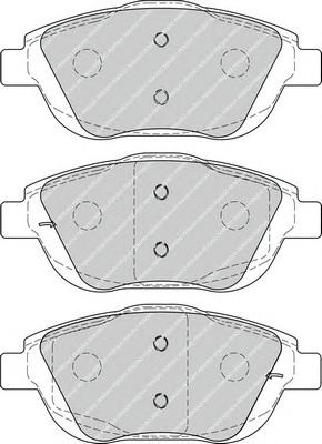 Гальмівні колодки, дискові (вир-во FERODO) FDB4288 - фото 