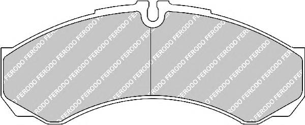 Гальмівні колодки, дискові (ви-во FERODO) FVR1315 - фото 