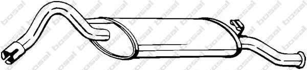 Глушитель задний FIAT (ФИАТ) (Bosal) - фото 