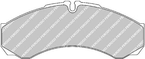 Гальмівні колодки, дискові (вир-во FERODO) FVR1102 - фото 