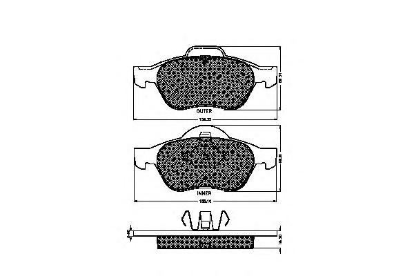 Комплект пильовиків гумових (вир-во SPIDAN) GKN-Spidan 23216 - фото 2