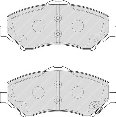 Комплект гальмівних колодок , дискові гальма FERODO FDB4074 - фото 