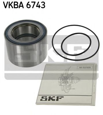 Комплект підшипника маточини колеса SKF VKBA 6743 - фото 