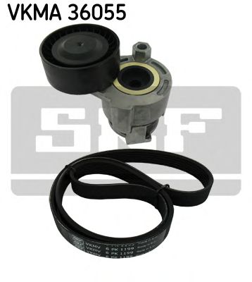 Поликлиновой ременный комплект (SKF) VKMA 36055 - фото 