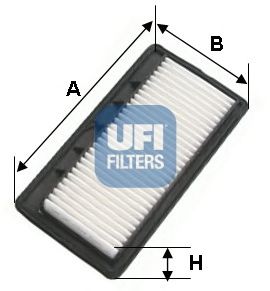 Фильтр воздушный (UFI) 30.126.00 - фото 