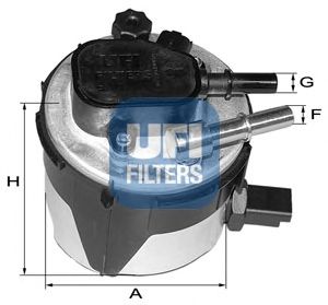 Паливний фільтр (UFI) 55.170.00 - фото 