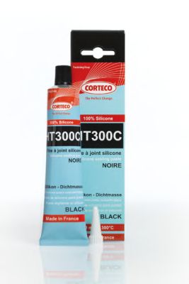 Герметик черный тюбик 80 мл от -50 до +300°C (Corteco) CORTECO HT300C - фото 