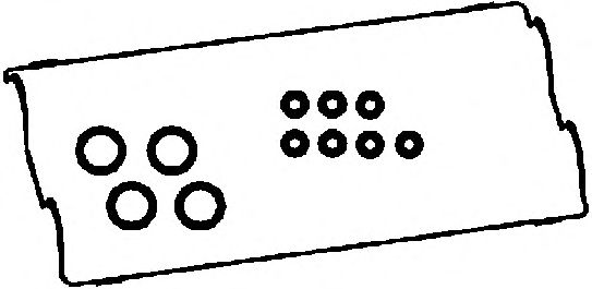 Прокладка крышки клапанной HONDA CR-V 2.0 16V B20Z1/B20B9/B20Z3/B20B2/B20B3 (Corteco) CORTECO 440162P - фото 