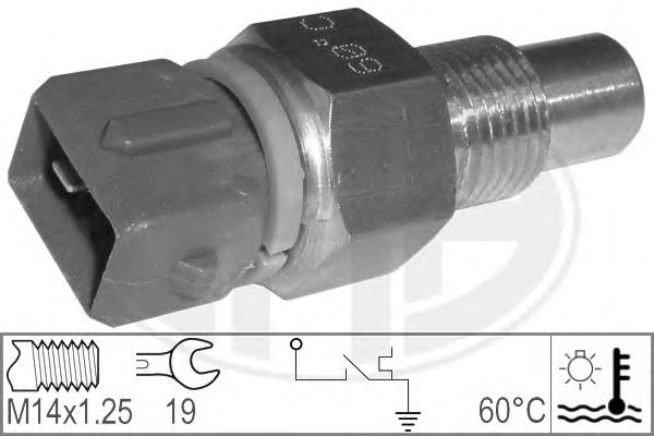 термовимикач, сигнальна лампа охолоджуючої рідини (вир-во ERA) - фото 
