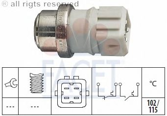 Датчик температуры охлаждающей жидкости (FACET) 7.4108 - фото 