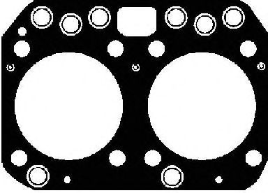 Прокладка головки блоку циліндра MAN D0824/D0826 (2CYL) (вир-во Victor-Reinz) - фото 