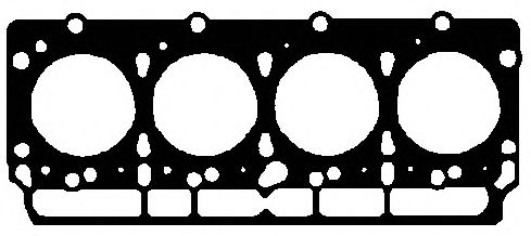 Прокладка головки блока FORD TRANSIT 2.5D/TD 88- D95 (Elring) - фото 