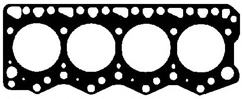 Прокладка, головка блока цилиндров FIAT 2,5D/TD 8140.27/8140.47 1,27 mm 89-02 (пр-во Elring) - фото 