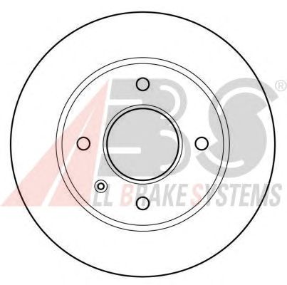Диск тормозной (ABS) A.B.S. All Brake Systems 15727 - фото 