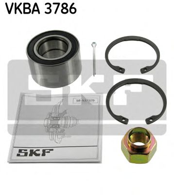 Подшипник ступицы колеса, комплект (SKF) VKBA 3786 - фото 