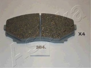 Колодки гальмівні дискові передні MAZDA (вир-во ASHIKA) - фото 0