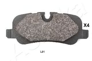 Колодки гальмівні задні дискові LAND ROVER (вир-во ASHIKA) 51-0L-L01 - фото 