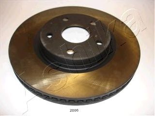 Диск тормозной передний вентилируемый (в упаковке два диска, цена указана за один) ASHIKA 60-02-2006 - фото 