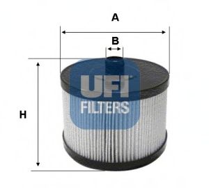 Фильтр топливный (UFI) 26.022.00 - фото 