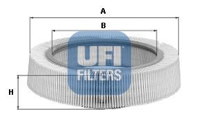 Фильтр воздушный (UFI) 30.969.00 - фото 