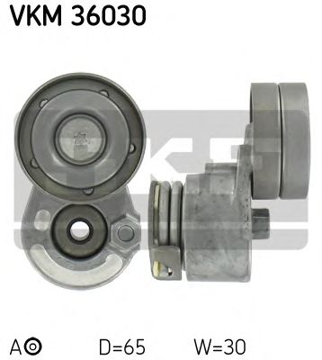 Натяжной ролик, поликлиновой ремень (SKF) VKM 36030 - фото 