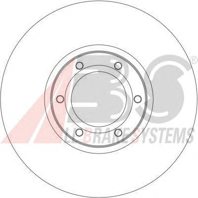 Диск тормозной OPEL/RENAULT MOVANO/MASTER передний вентилируемый (ABS) A.B.S. All Brake Systems 17036 - фото 