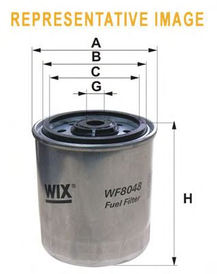 Фильтр топливный MERCEDES-BENZ (МЕРСЕДЕС-БЕНЦ) SPRINTER, VITO WF8048/PP841 (WIX-Filtron) PROMO - фото 