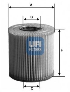 Масляний фільтр UFI 25.001.00 - фото 