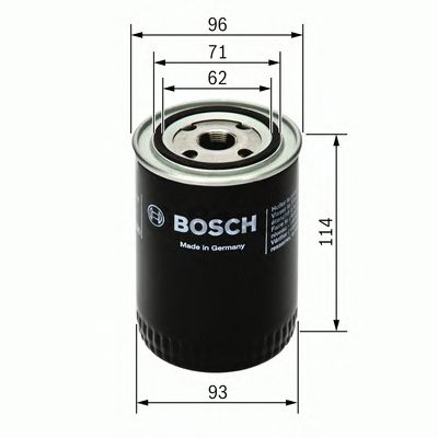 Фильтр масляный (пр-во Bosch) BOSCH 0451104014 - фото 