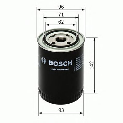 Фильтр масляный двигателя (Bosch) BOSCH 0451104066 - фото 