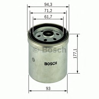 Паливний фільтр диз (вир-во Bosch) - фото 
