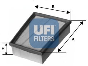 Повітряний фільтр UFI 30.132.00 - фото 