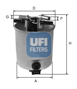 Паливний фільтр UFI 55.393.00 - фото 