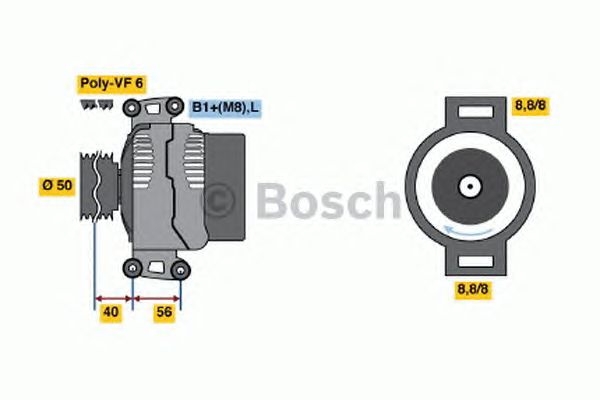 Генератор (Bosch) BOSCH 0 124 325 093 - фото 