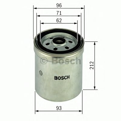 Фильтр топливный дизель VOLVO (ВОЛЬВО) FH, FL, FM (Bosch) - фото 