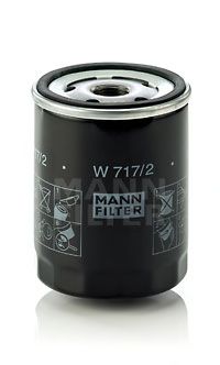 Фільтр масляний (вир-во MANN) MANN-FILTER W717/2 - фото 