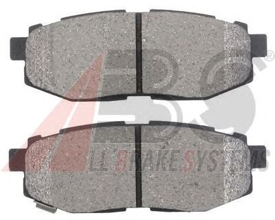 Комплект гальмових колодок, дискове гальмо (вир-во ABS) A.B.S. 37670 - фото 