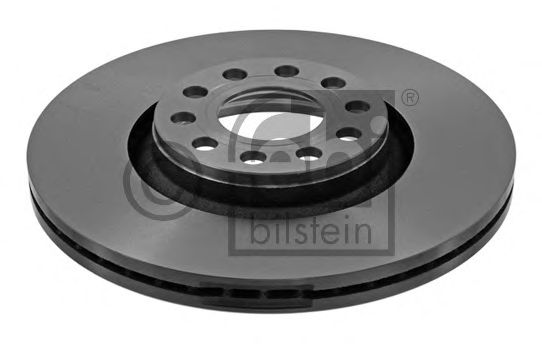 Диск тормозной передний (вентилируемый) (в упаковке 2 диска, цена указана за 1 диск) (FEBI) - фото 