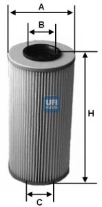 Масляний фільтр UFI 25.583.00 - фото 