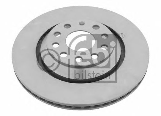 Диск тормозной задний (вентилируемый) (в упаковке два диска, цена указана за один) (FEBI) - фото 