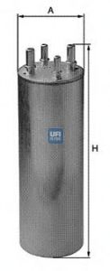 Фильтр топливный (UFI) 31.849.00 - фото 