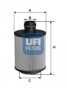 Масляний фільтр UFI 25.088.00 - фото 