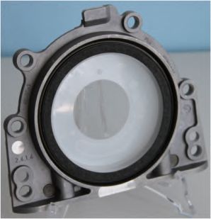 Сальник двигателя REAR VAG 1.6/1.8/2.0 98-> в корпусе, с монтажной оболочкой PTFE (Corteco) - фото 