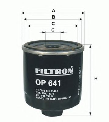 Фильтр масляный AUDI (АУДИ) 100 (Filtron) OP526/4/WL7230 - фото 