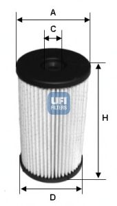 Топливный фильтр (UFI) 26.007.00 - фото 