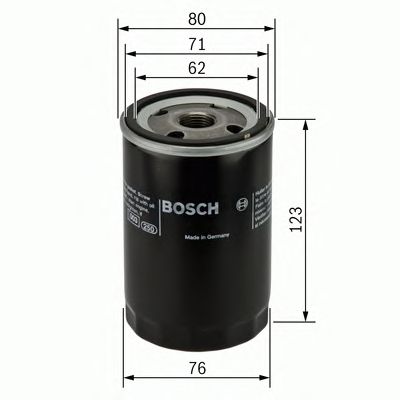 Фильтр масляный двигателя CHRYSLER, JEEP (Bosch) BOSCH 0451103258 - фото 